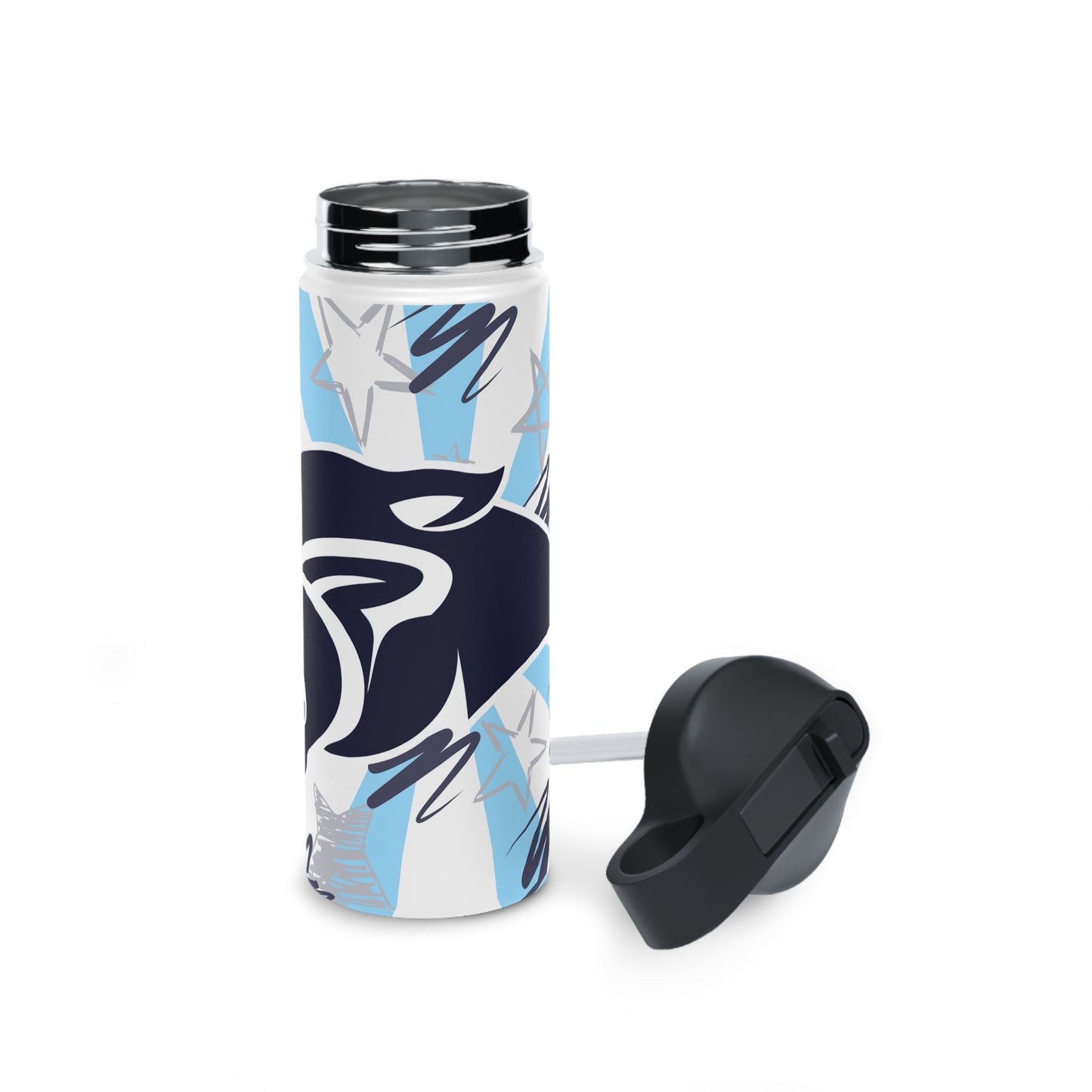 Pinckneyville Panthers Stainless Steel Water Bottle