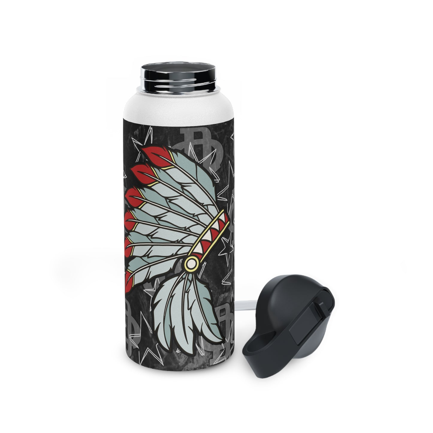 DuQuoin Indians Stainless Steel Water Bottle