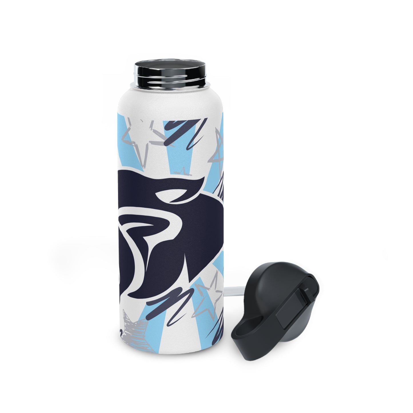 Pinckneyville Panthers Stainless Steel Water Bottle