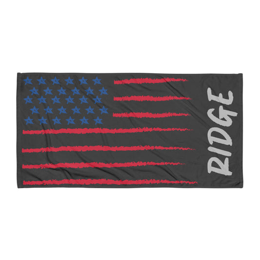 Flag Personalized Beach Towel