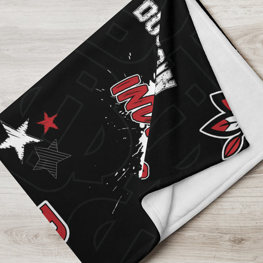 DuQuoin Indians Throw Blanket