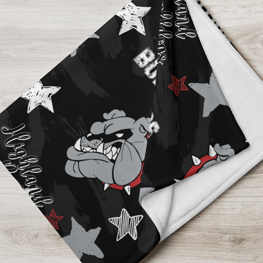 Highland Bulldogs Throw Blanket