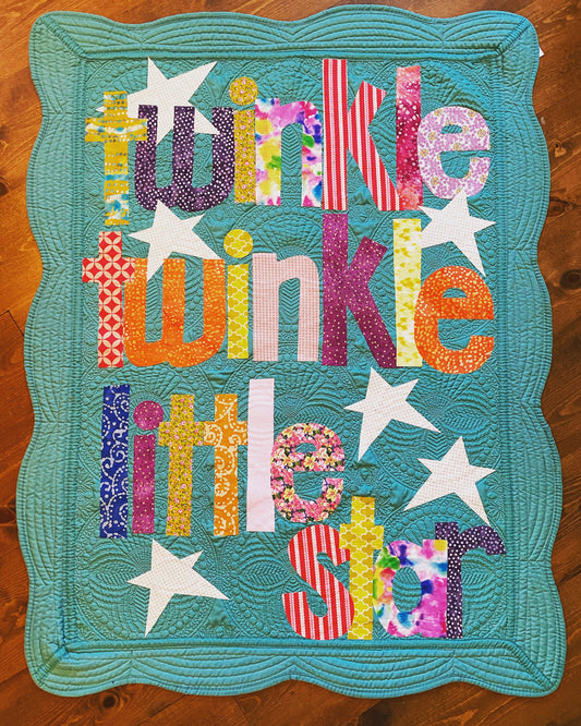 Twinkle Twinkle Little Star Baby Quilt